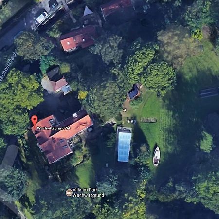 Villa Im Park Wachwitzgrund Dresden Bagian luar foto